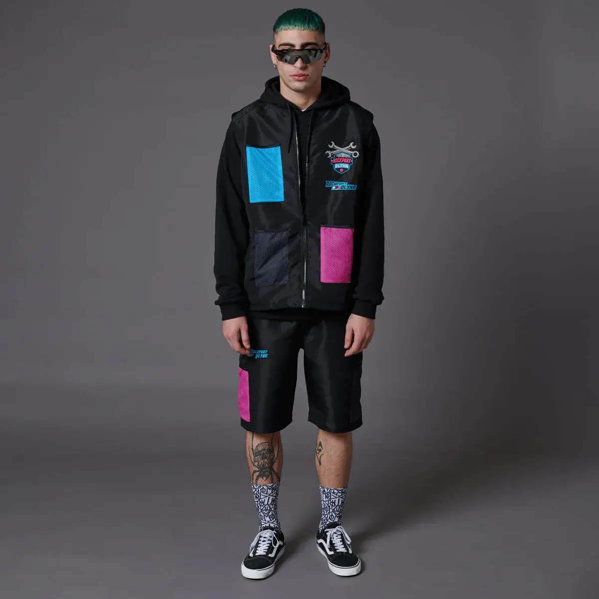 Dolly noire x kidd keo pantalon grease monkey