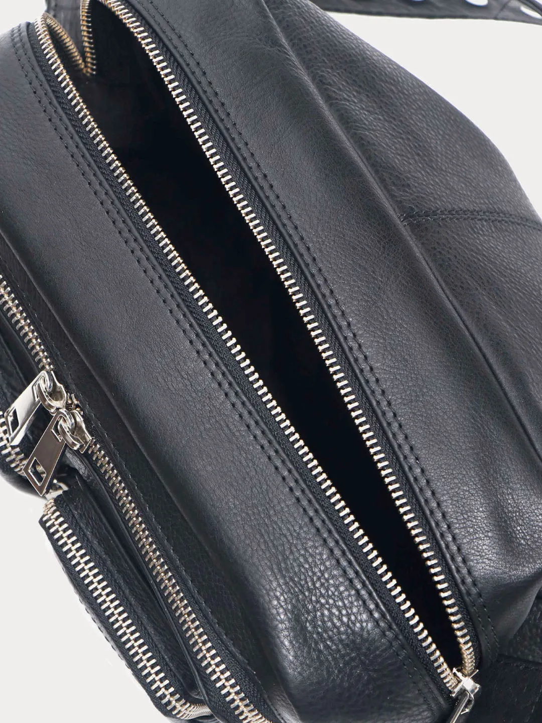 Ellie Organic Leather black