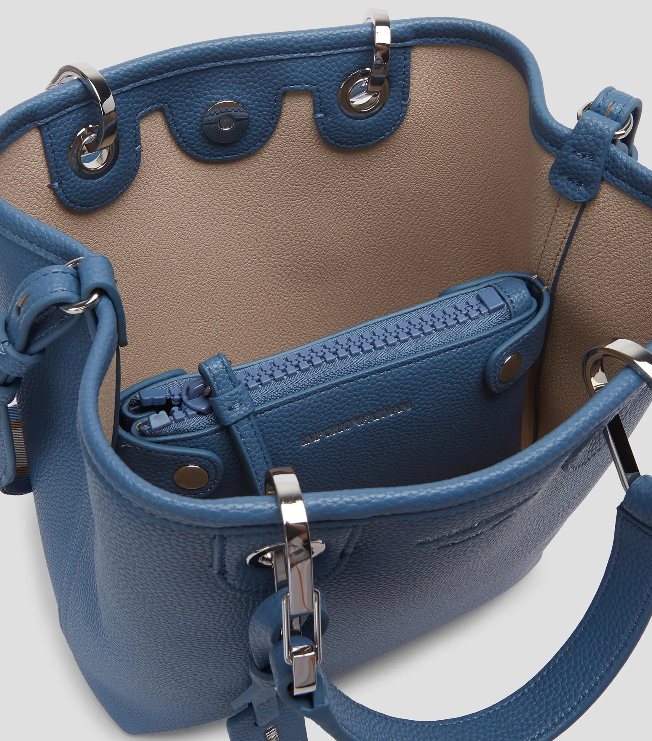 Emporio Armani Bolso crossbody granulado Mujer