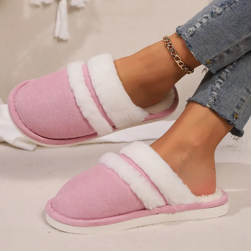 envío gratis toboganes diseñadores zapatos para mujeres gruesas zapatillas de algodón con solas de algodón plano zapatillas de p