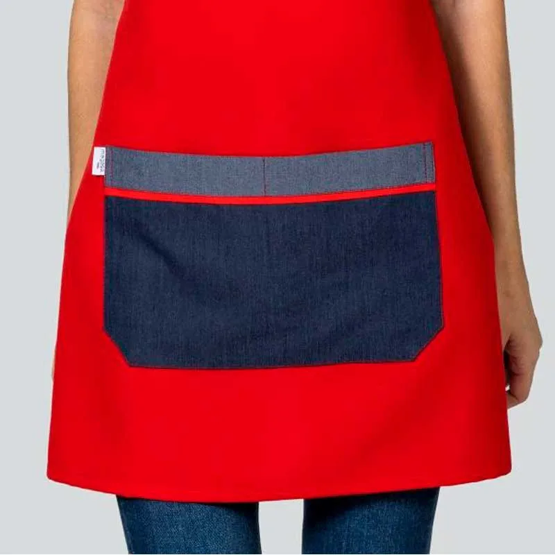 ESTOLA COMBINADA ROJA Y MARINO DENIM  MAGASA
