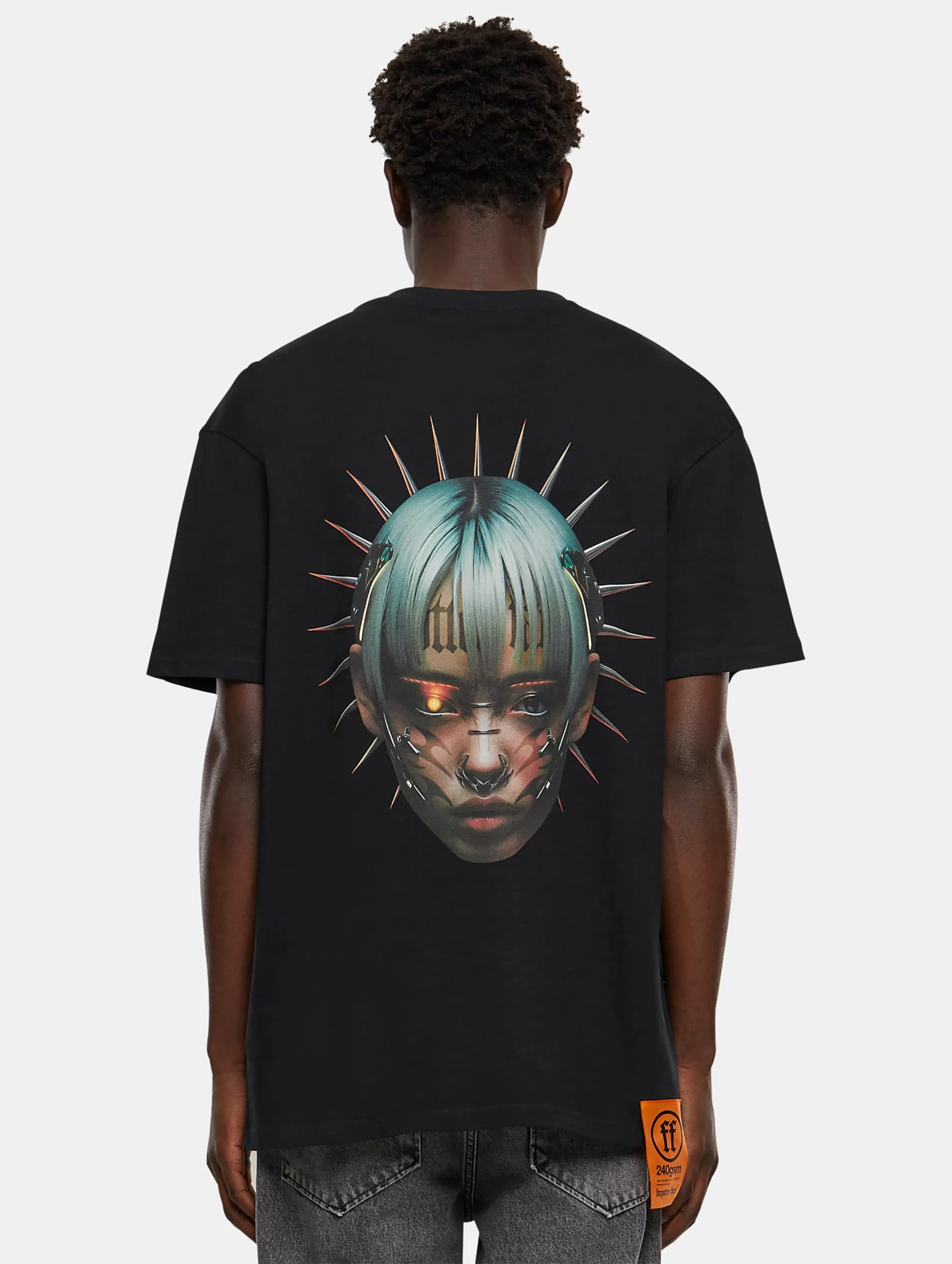 Forgotten Faces Spike Girl Oversize Tee