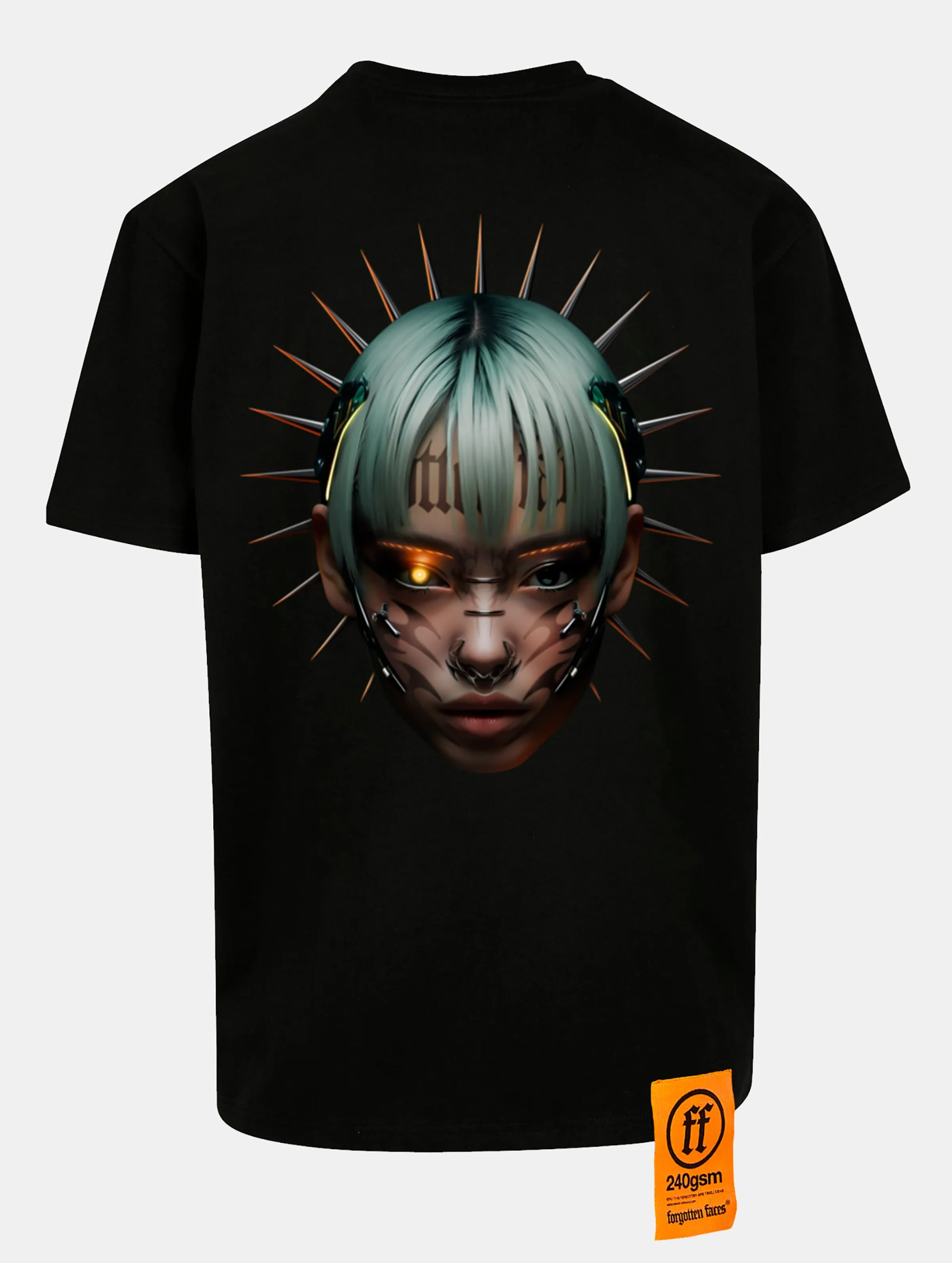 Forgotten Faces Spike Girl Oversize Tee
