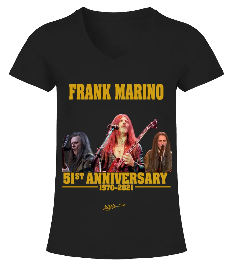 FRANK MARINO 51ST ANNIVERSARY Camiseta cuello pico Mujer