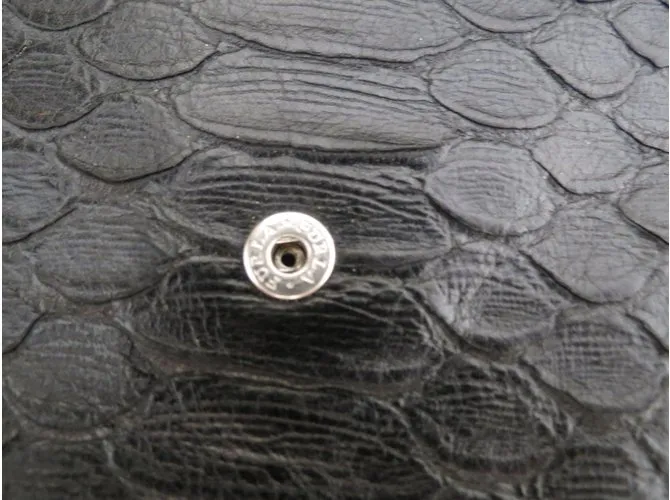 furla: embrague de cuero(piel genuina) Negro 