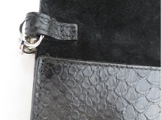 furla: embrague de cuero(piel genuina) Negro 