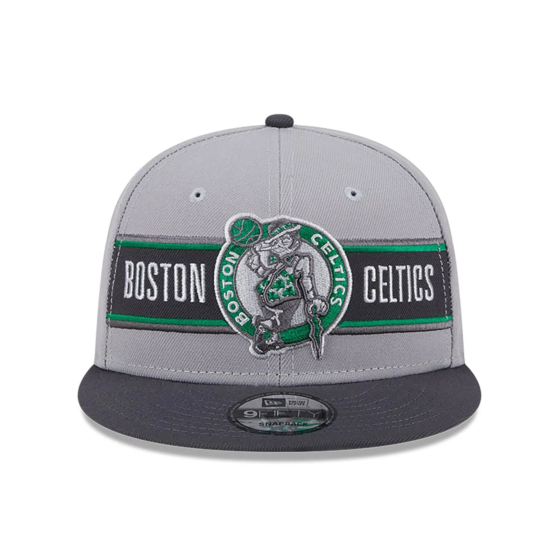 Gorra ajustable Boston Celtics NBA Draft Grey 9FIFTY Snapback.