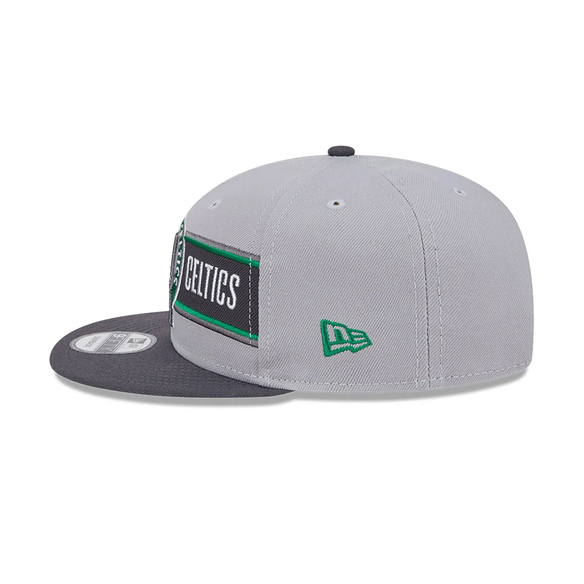 Gorra ajustable Boston Celtics NBA Draft Grey 9FIFTY Snapback.