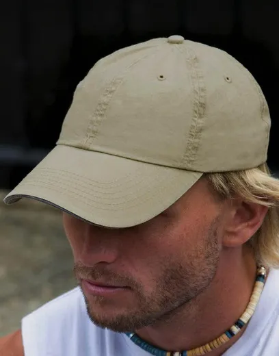 Gorra algodón sarga 6 paneles