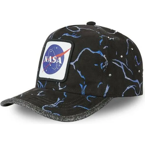 Gorra Capslab curva negra ajustable GLI NASA