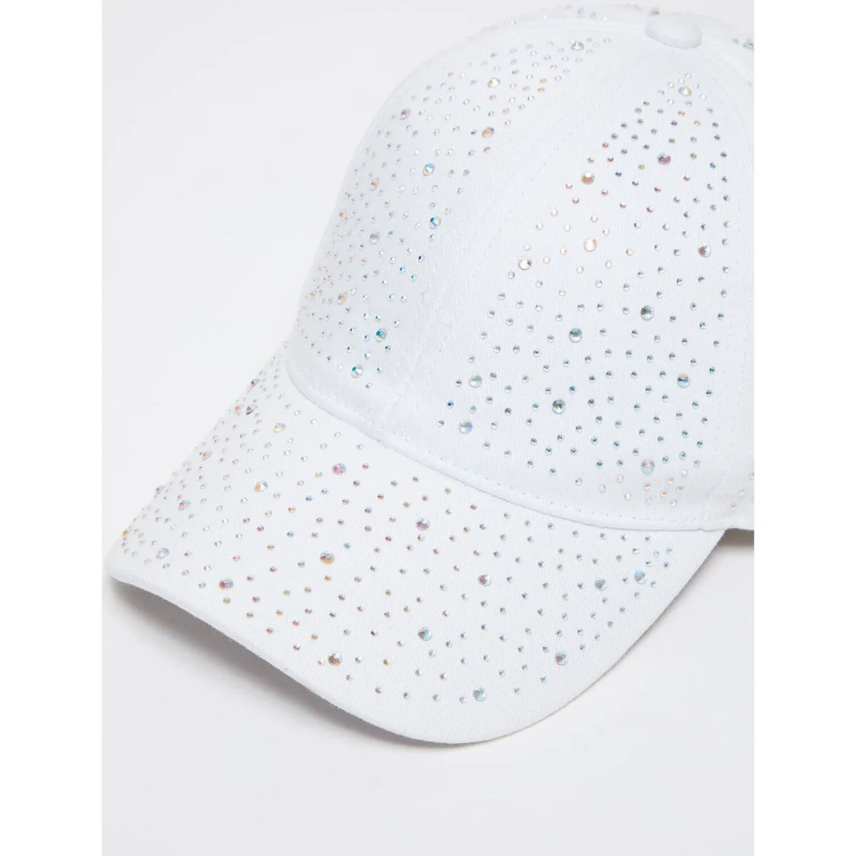 Gorra de béisbol con strass