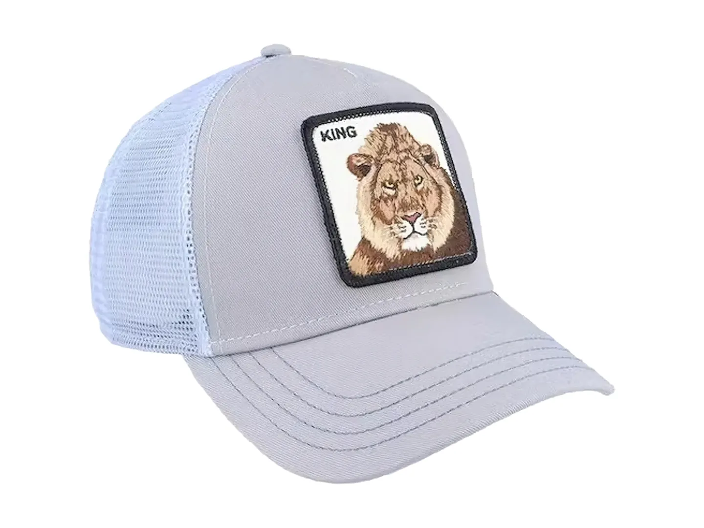 Gorra Goorin Bros The King Lion Color Gris