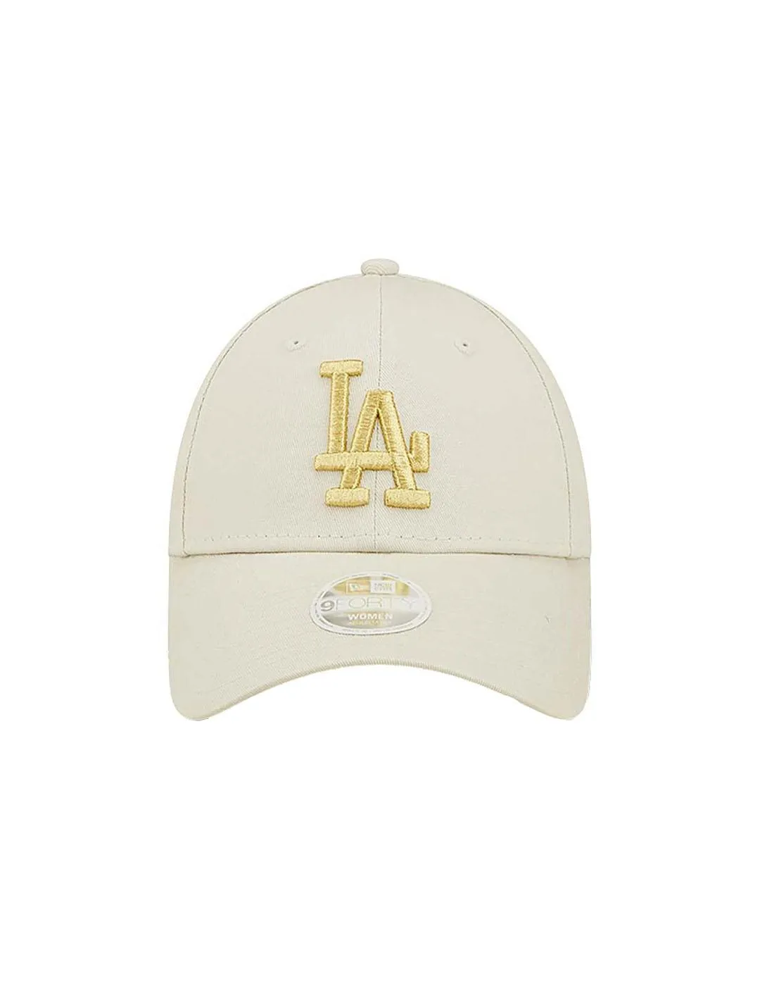 Gorra Mujer New Era 9Forty Los Angeles Beige Dorad