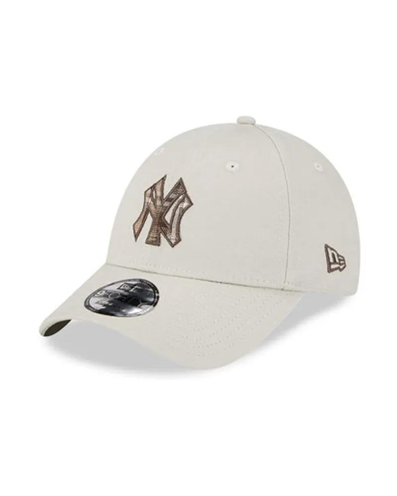 Gorra new era beige yankees check infill 9forty neyyan