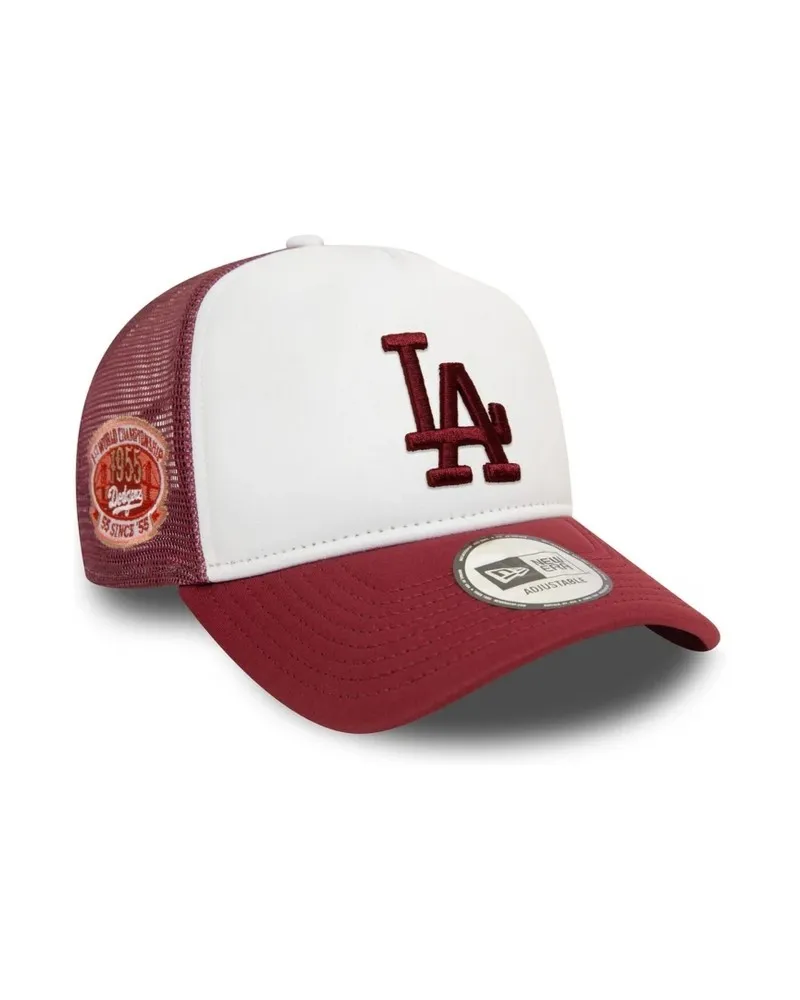Gorra new era granate dodgers world series foam trucker