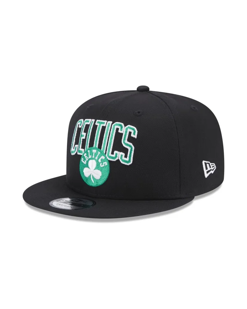GORRA NEW ERA NEGRA CELTICS NBA PATCH 9FIFTY BOSCEL