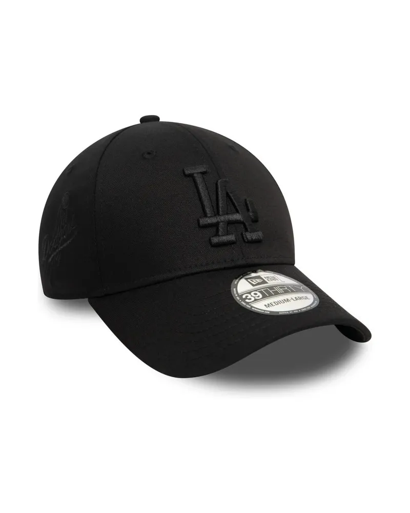 Gorra new era negra dodgers monochrome 39thirty losdod