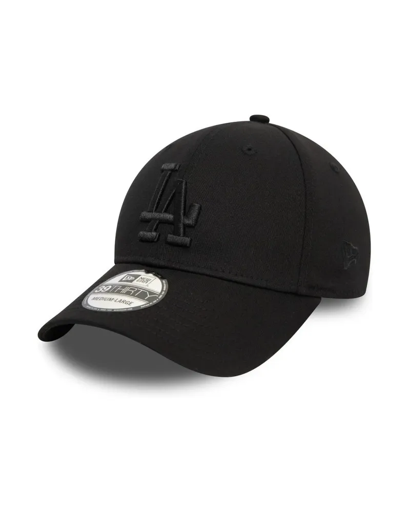 Gorra new era negra dodgers monochrome 39thirty losdod