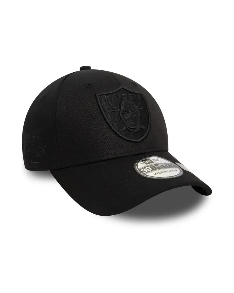 Gorra new era negra raiders monochrome 39thirty lasrai