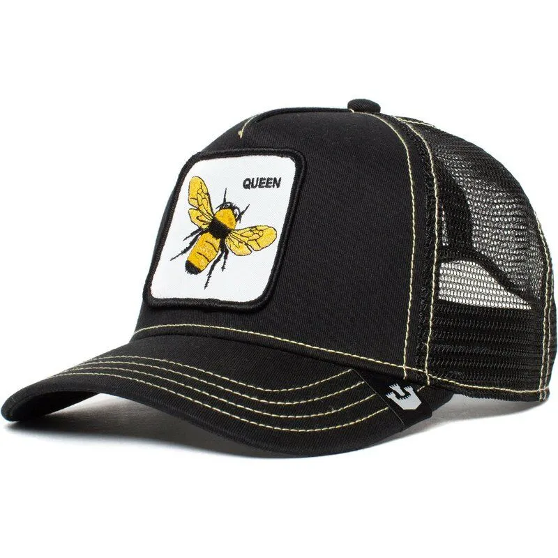 Gorra trucker negra abeja Queen Bee de Goorin Bros. TU