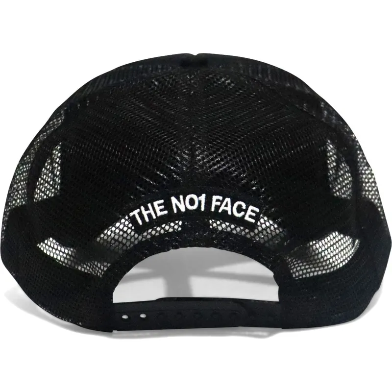 Gorra trucker negra Trusts No.1 Neoprene Black White Logo de The No.1 Face