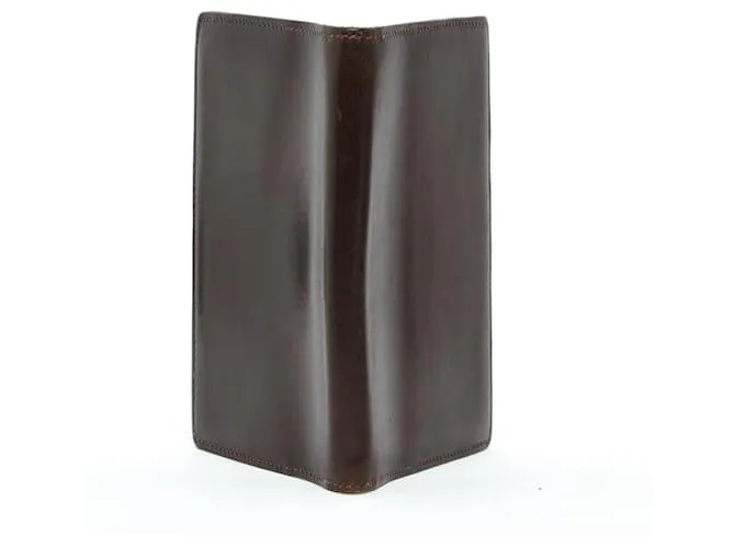 Hermès CUBIERTA AGENDA GM CUERO MARRON Marrón oscuro 