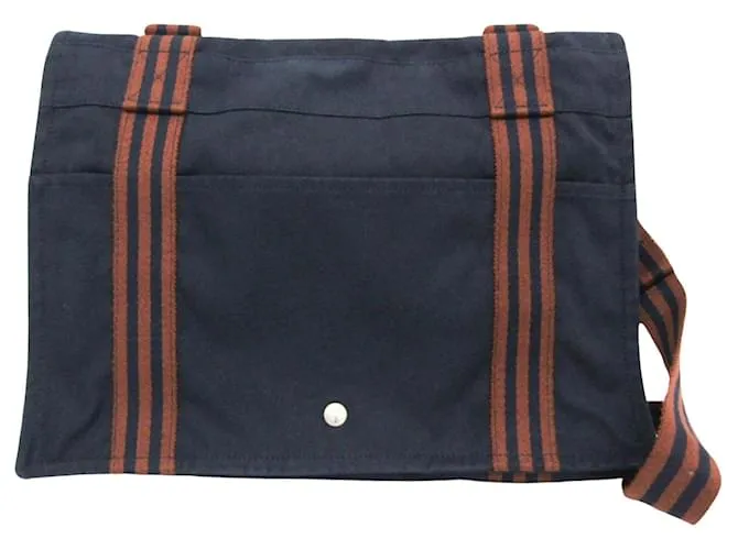 Hermès Fourre tout Azul marino 