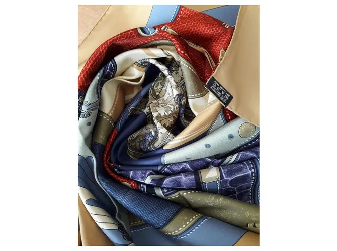 Hermès Todo cuero Azul 