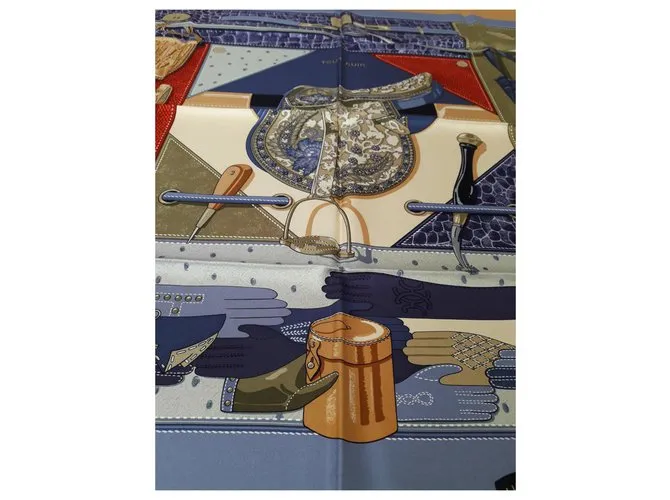 Hermès Todo cuero Azul 