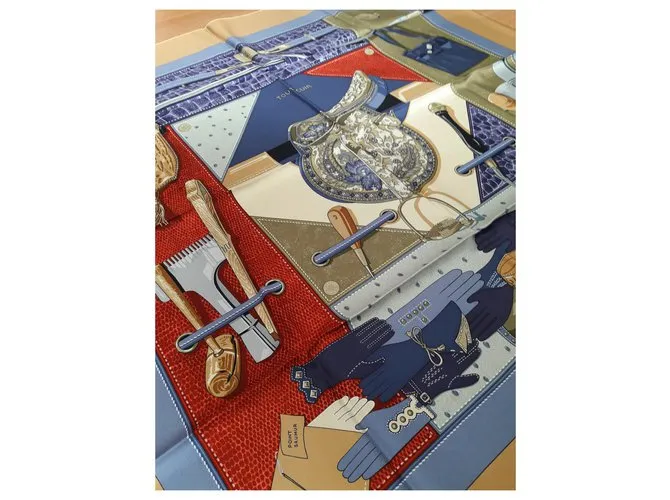 Hermès Todo cuero Azul 