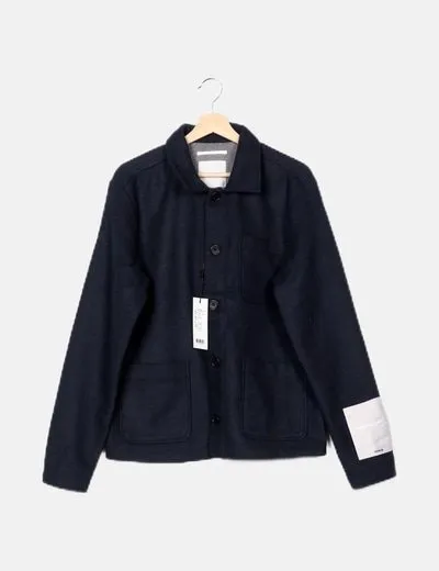 Jack & Jones Sobrecamisa azul marino