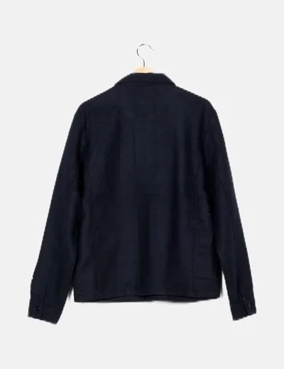 Jack & Jones Sobrecamisa azul marino