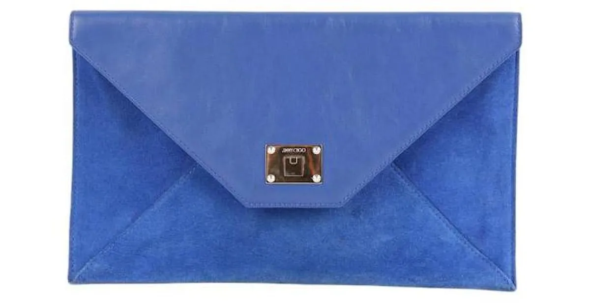 Jimmy Choo Bolsita de cuero Azul 