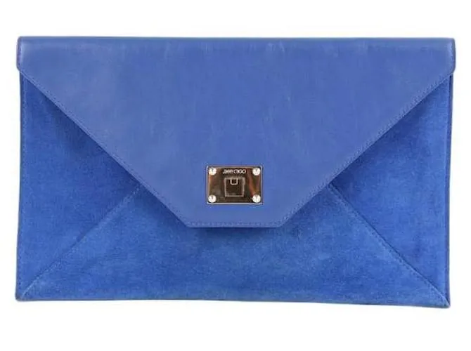 Jimmy Choo Bolsita de cuero Azul 