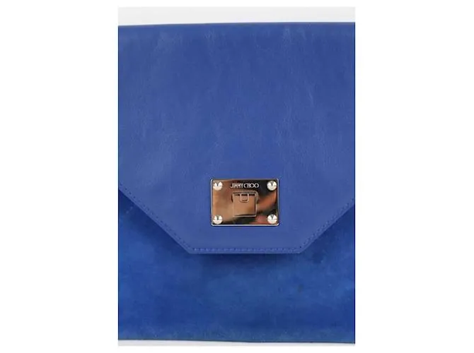 Jimmy Choo Bolsita de cuero Azul 