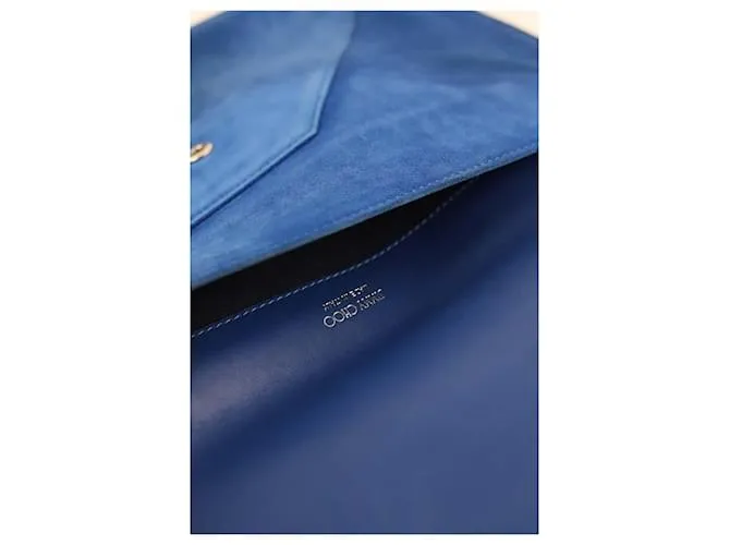 Jimmy Choo Bolsita de cuero Azul 