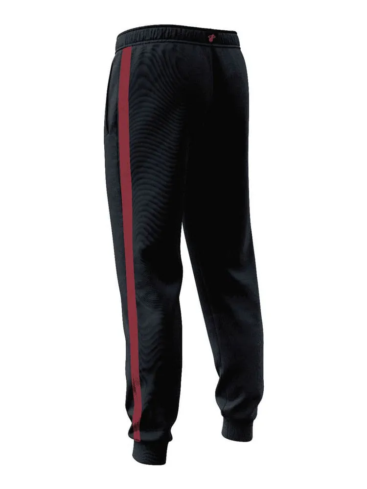 Jogger para Hombre NBA FLEECE PANTALON NBA SIDE STRIPE BLK4