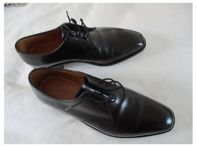 John Lobb Derbis "Perrier", Cuero negro, 42. 