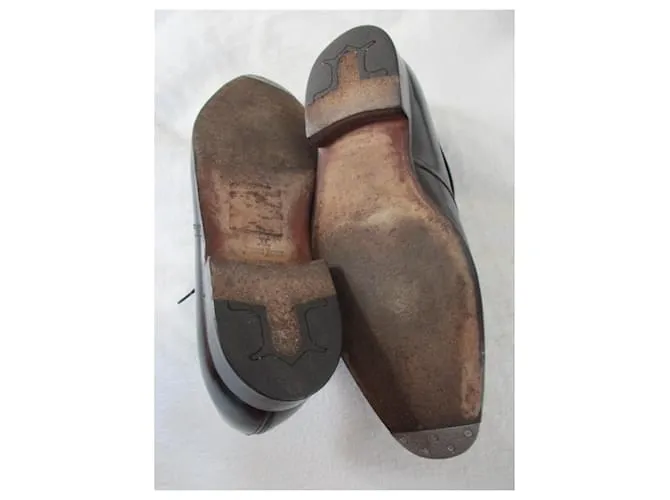 John Lobb Derbis "Perrier", Cuero negro, 42. 