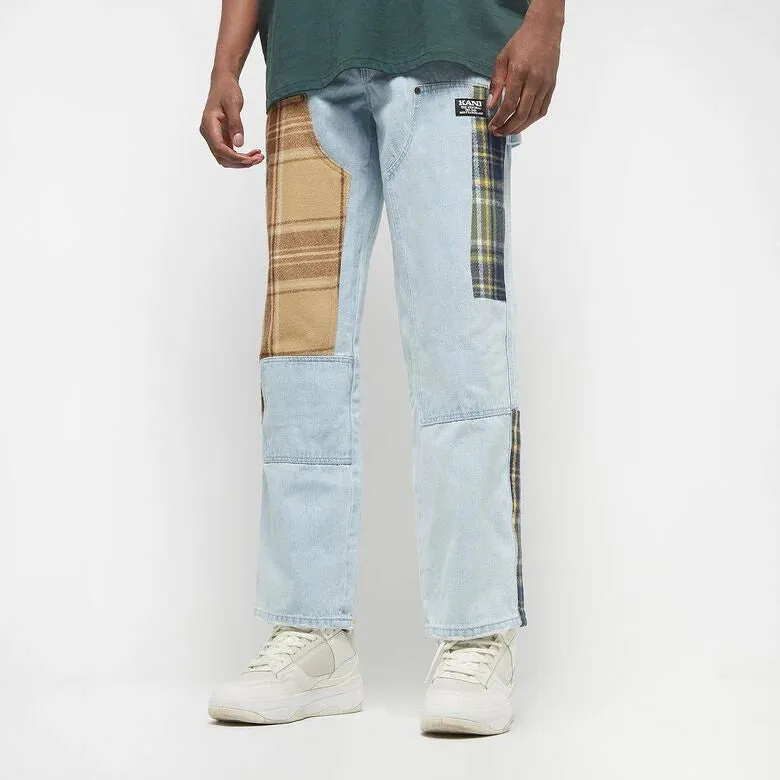 karl kani pantalon retro patchwork carpenter 6000517