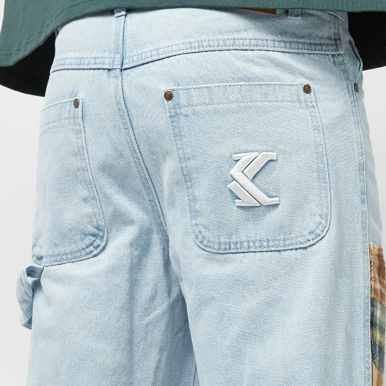 karl kani pantalon retro patchwork carpenter 6000517
