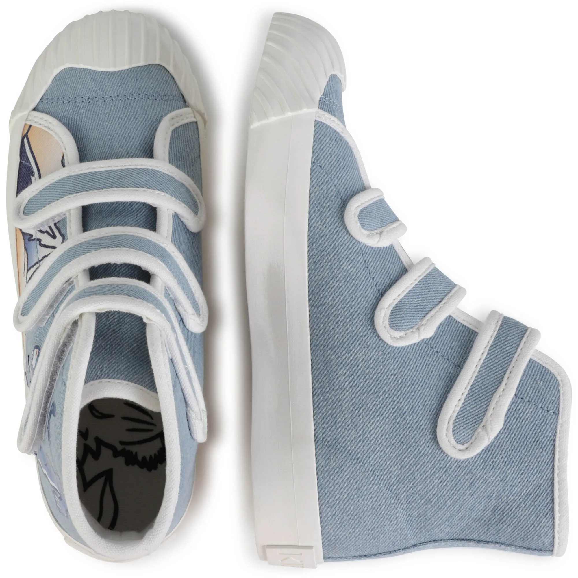 KENZO KIDS Deportivas altas con velcro