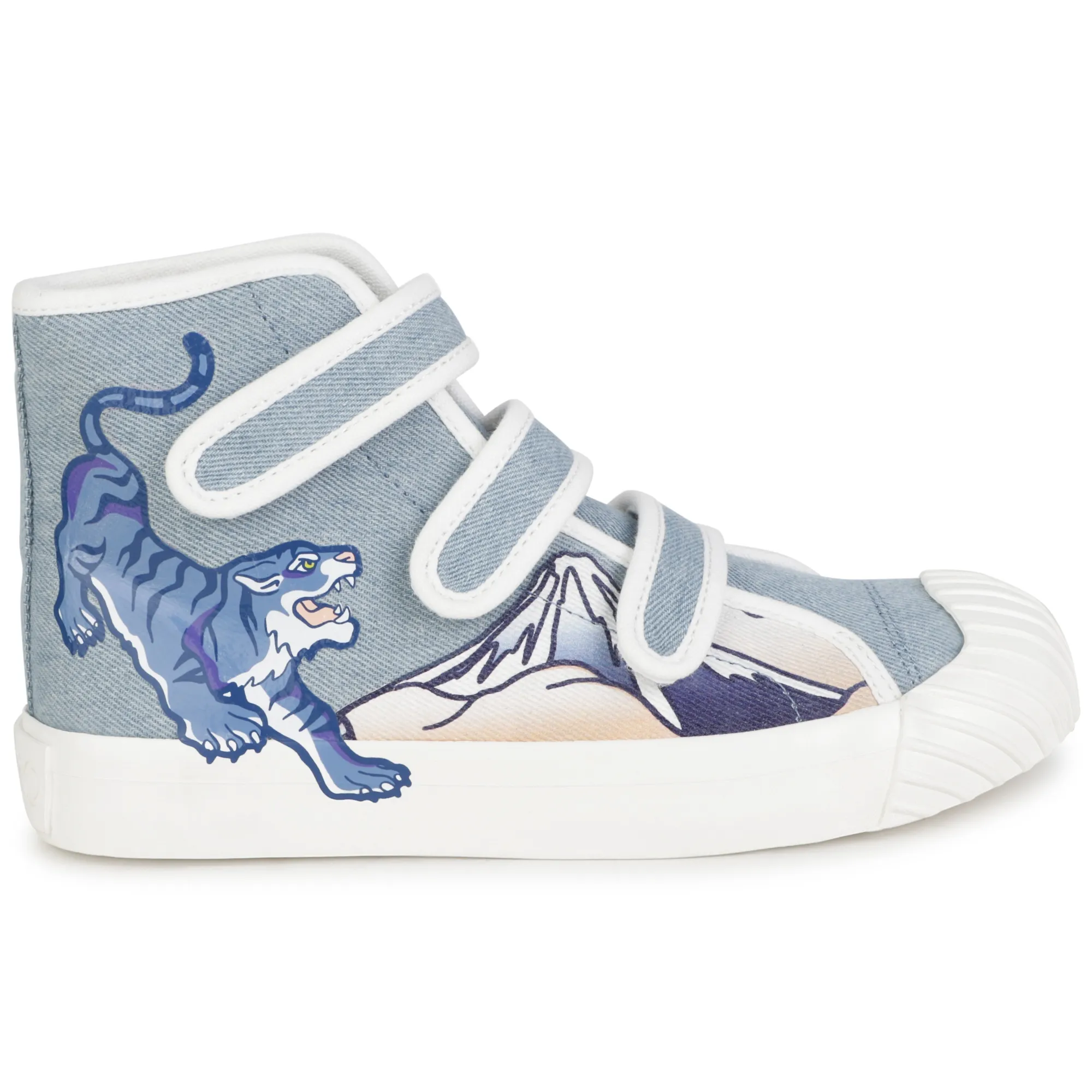 KENZO KIDS Deportivas altas con velcro