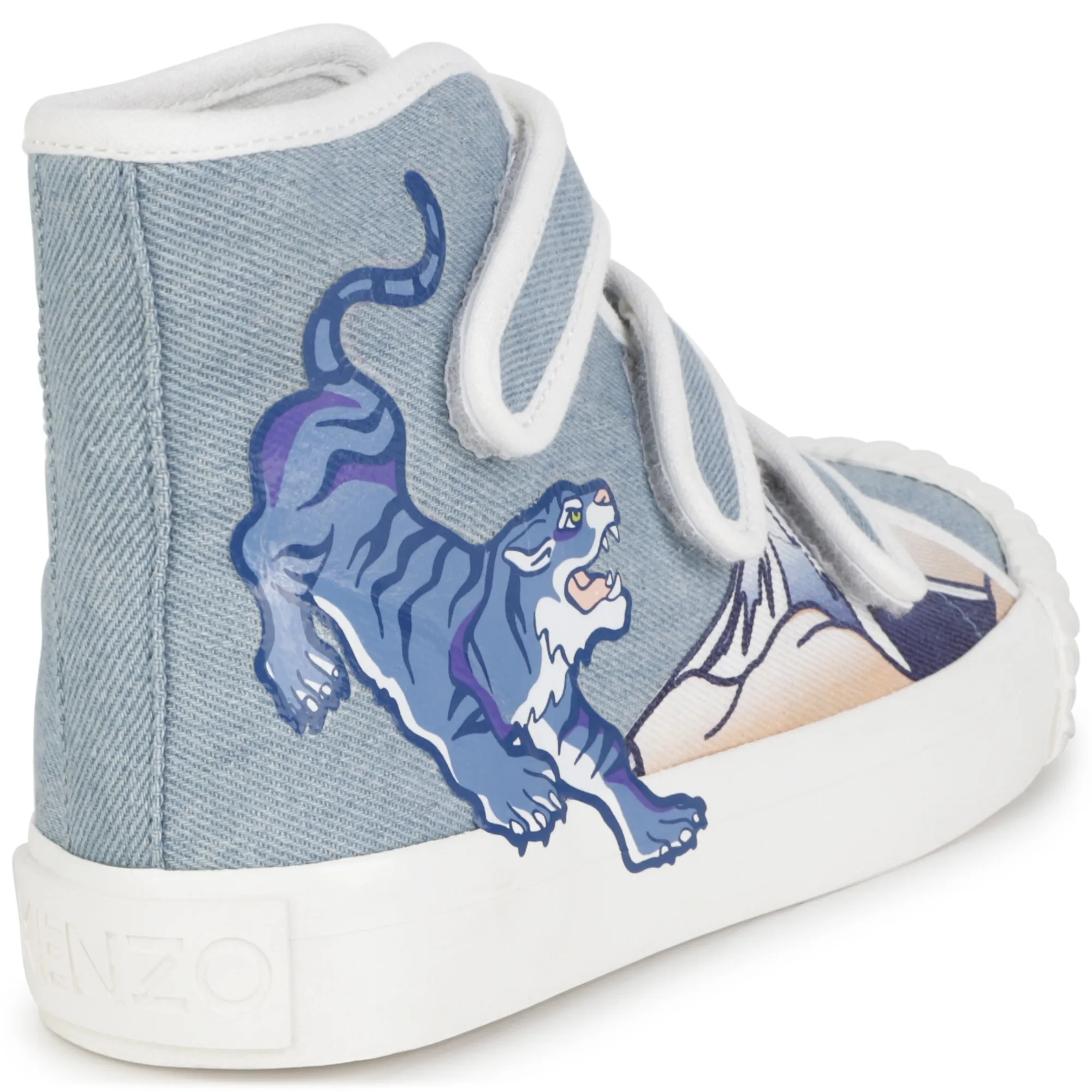 KENZO KIDS Deportivas altas con velcro