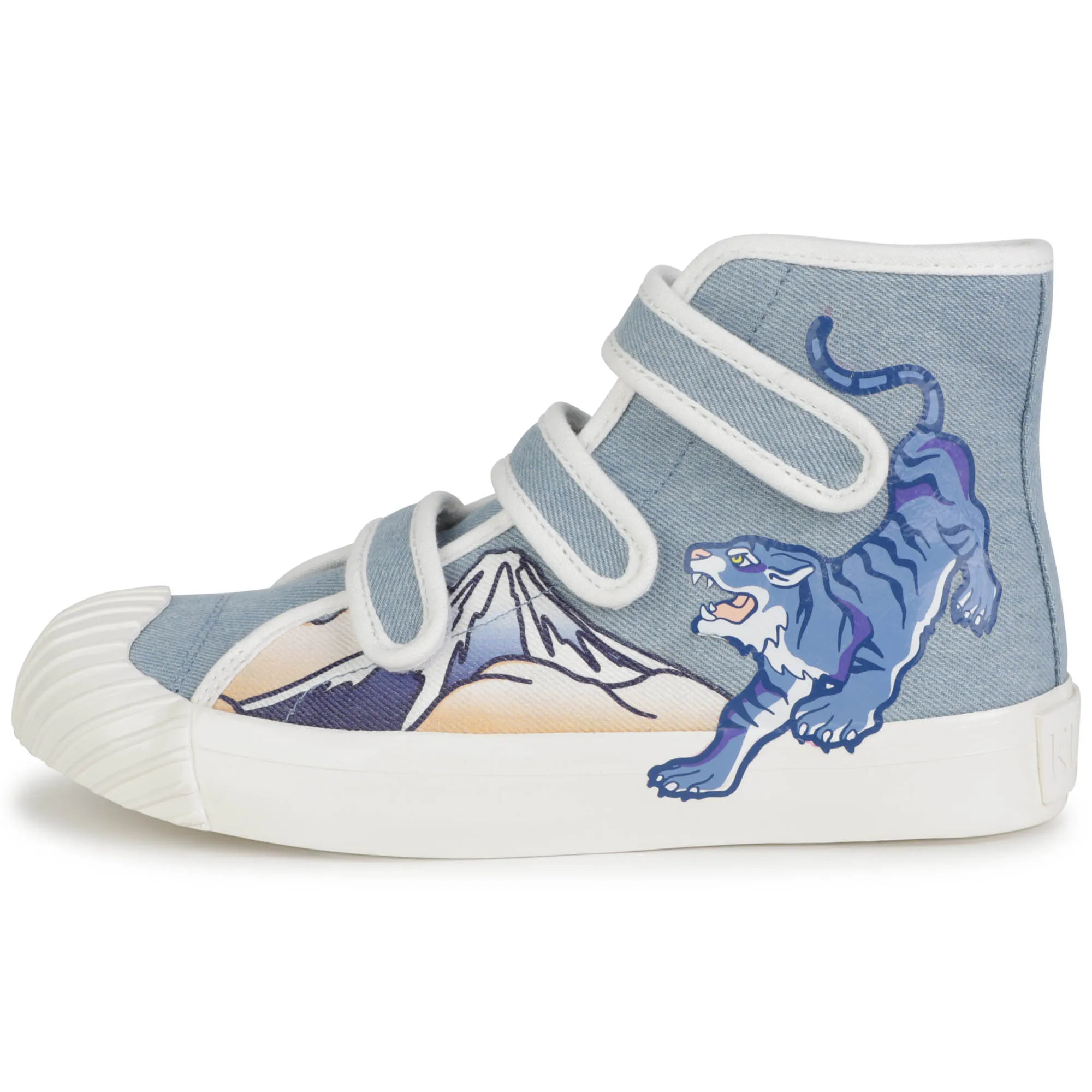KENZO KIDS Deportivas altas con velcro