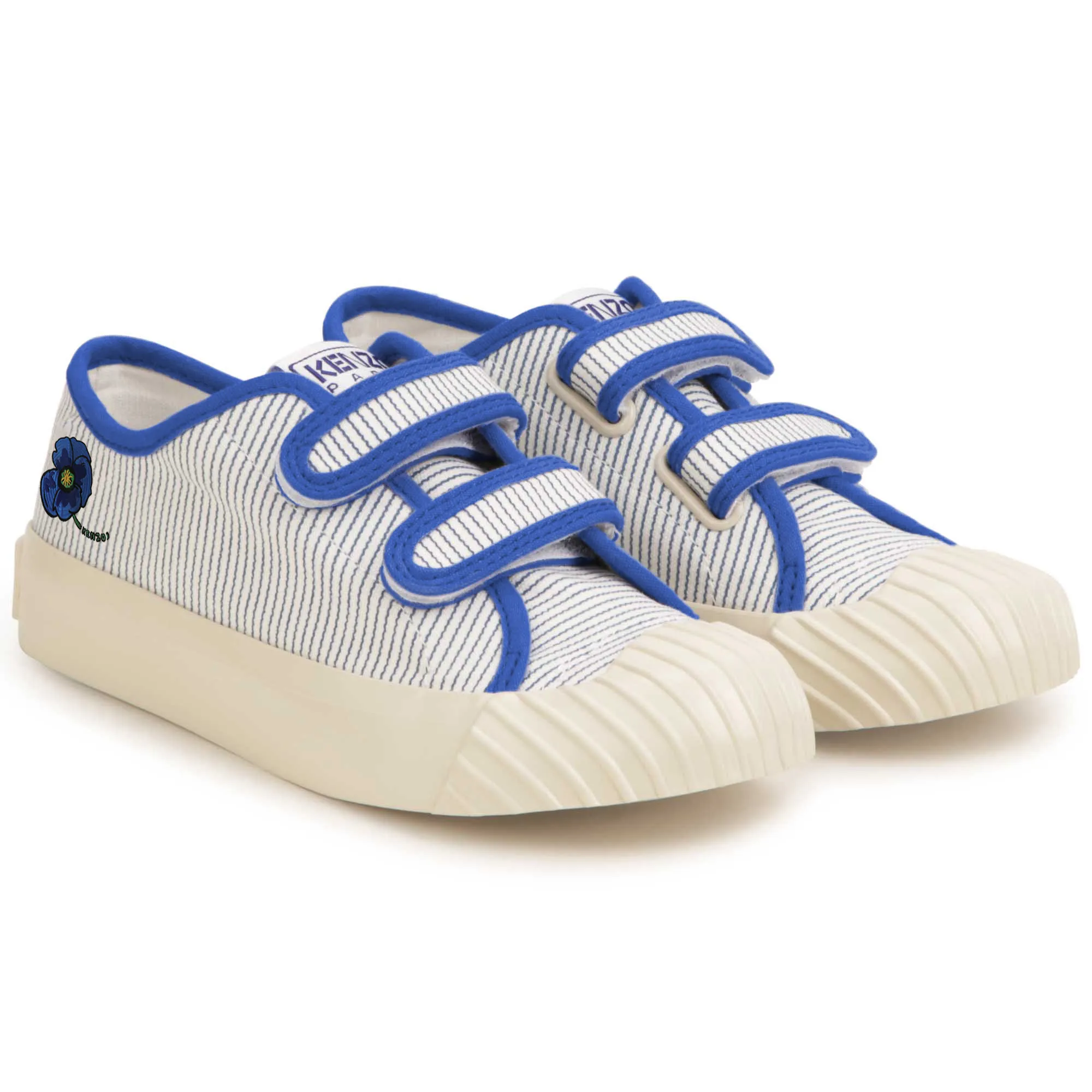 KENZO KIDS Deportivas de lona con velcro