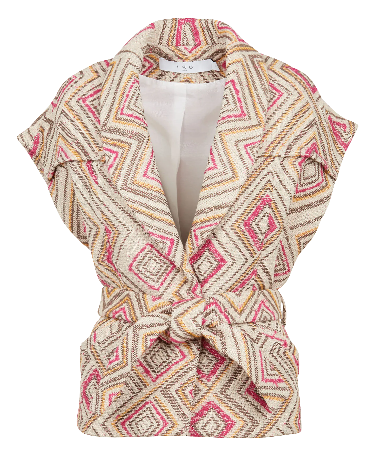 KESRA  CHAQUETA DE JACQUARD CON CUELLO SASTRE EN MULTICOLOR