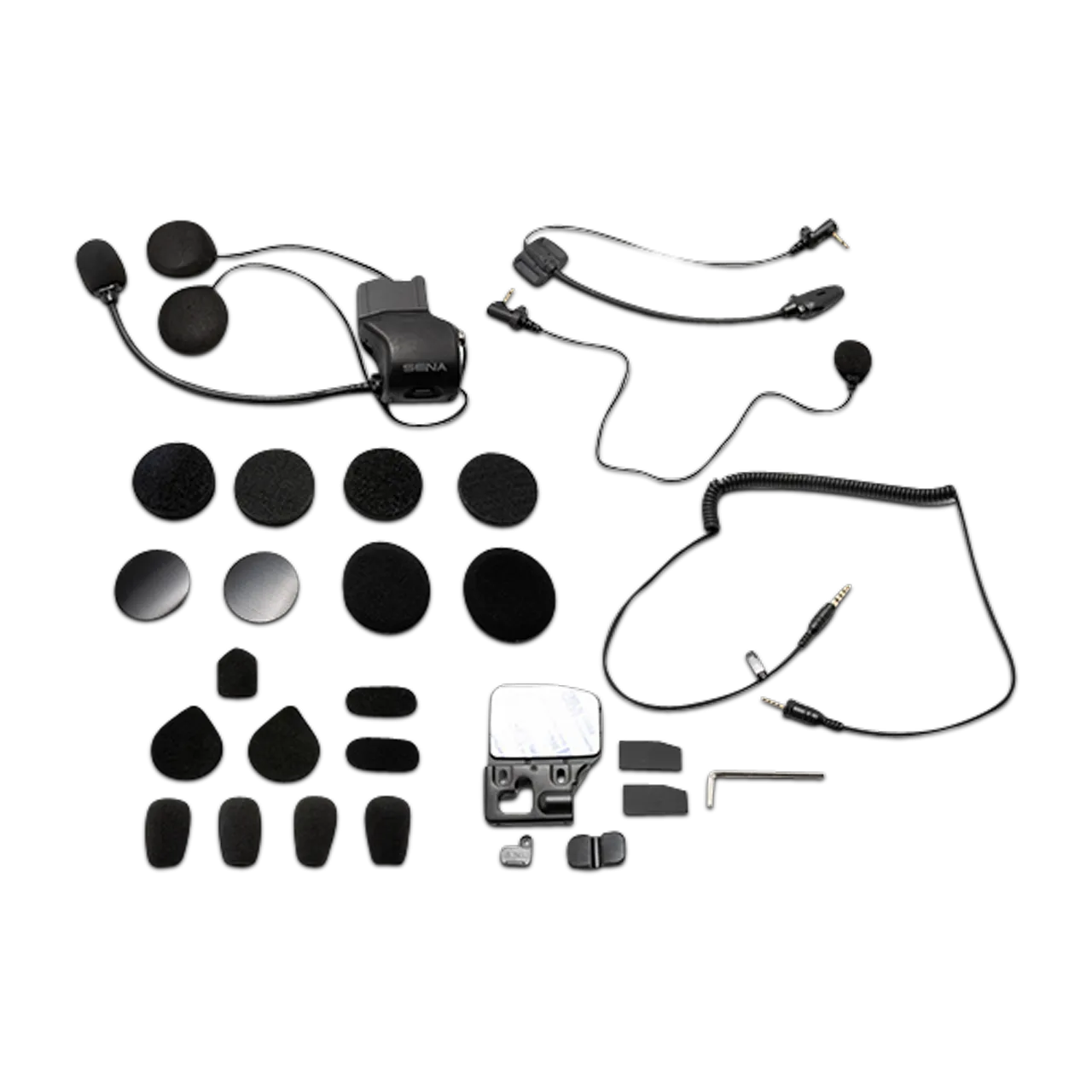 Kit de Abrazadera Casco Sena Universal (20S, 20S EVO, 30K)