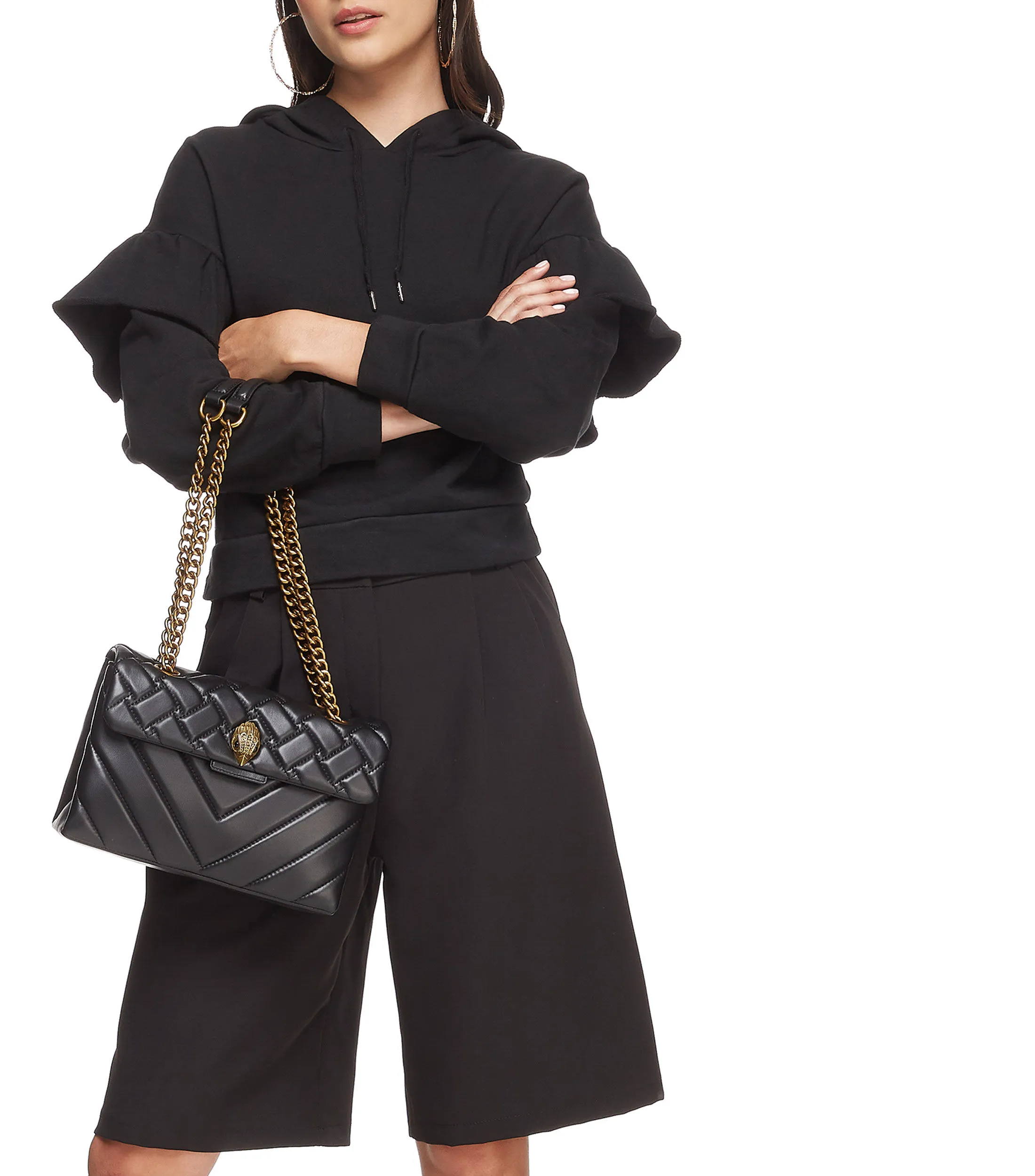 Kurt Geiger Bolso crossbody Negro en Piel Mujer