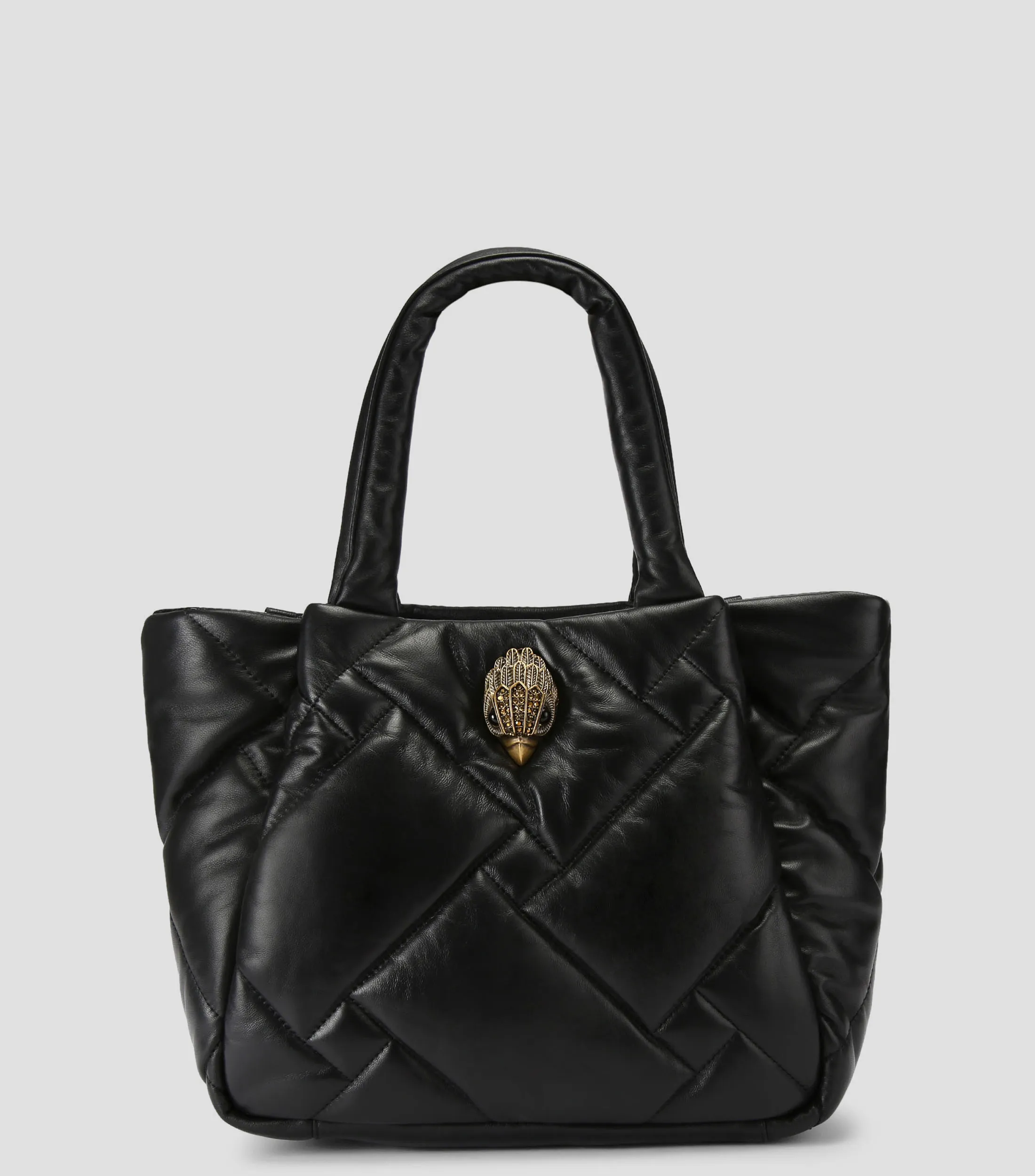 Kurt Geiger Bolso Tote Negro en piel Kensington Puff Mujer